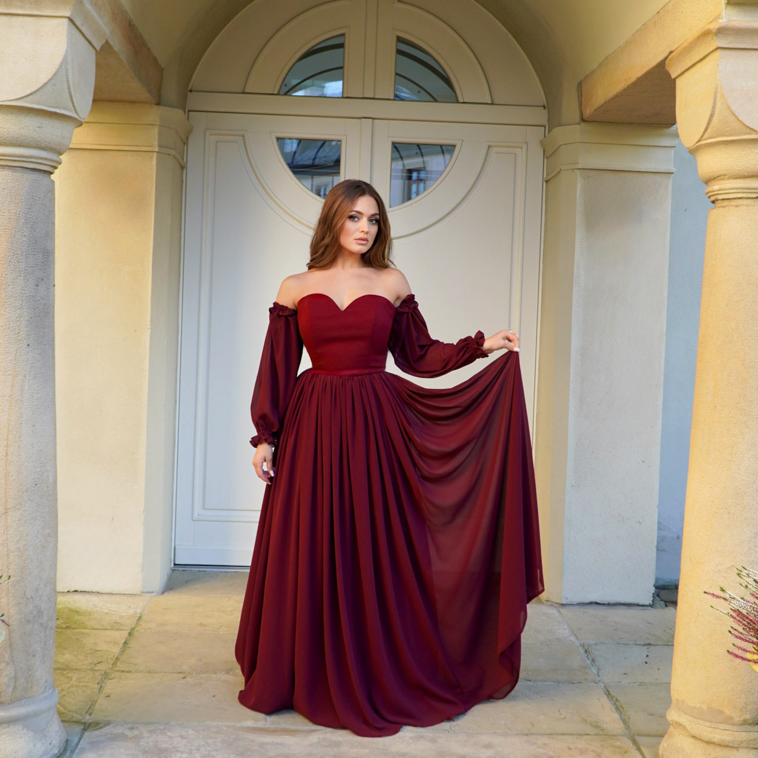 Suknia ślubna różowa bridalstole